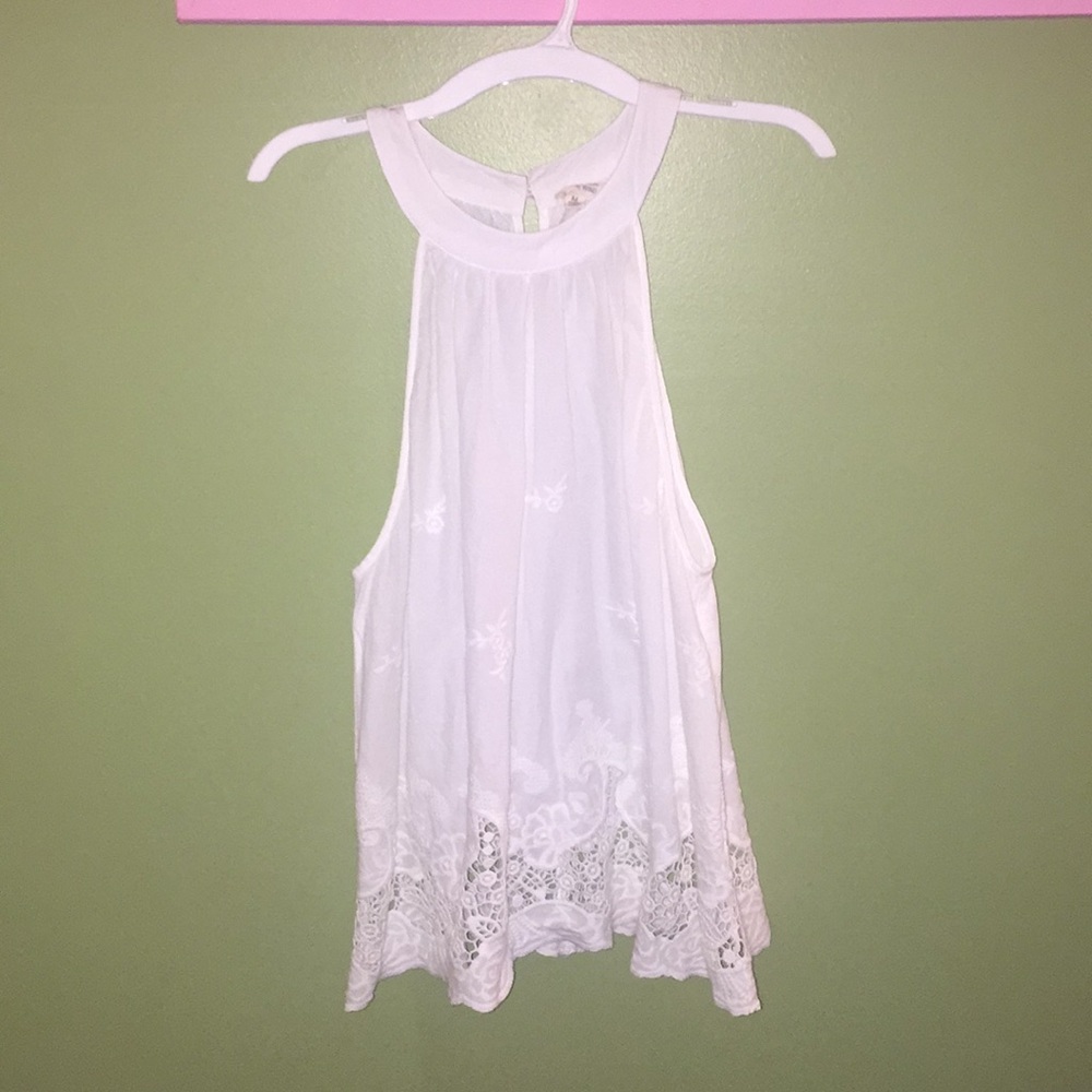 white size medium dress tank